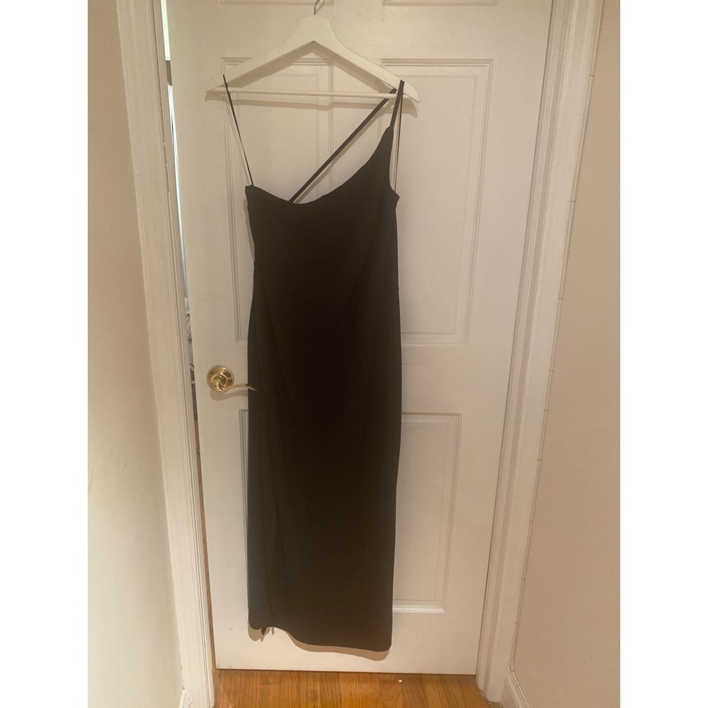 Abercrombie and Fitch Asymmetrical One-Shoulder Maxi Dress